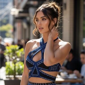 BCBGMaxAzria Katrin Crop Top